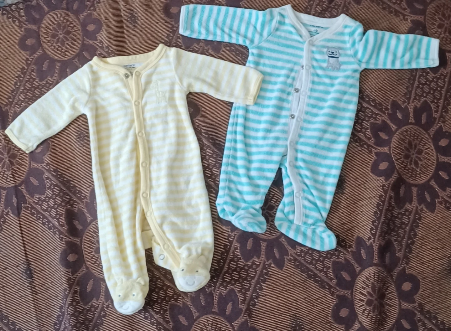 Carter's Newborn "nb" Striped Sleepers (2-Pack) - photo 5