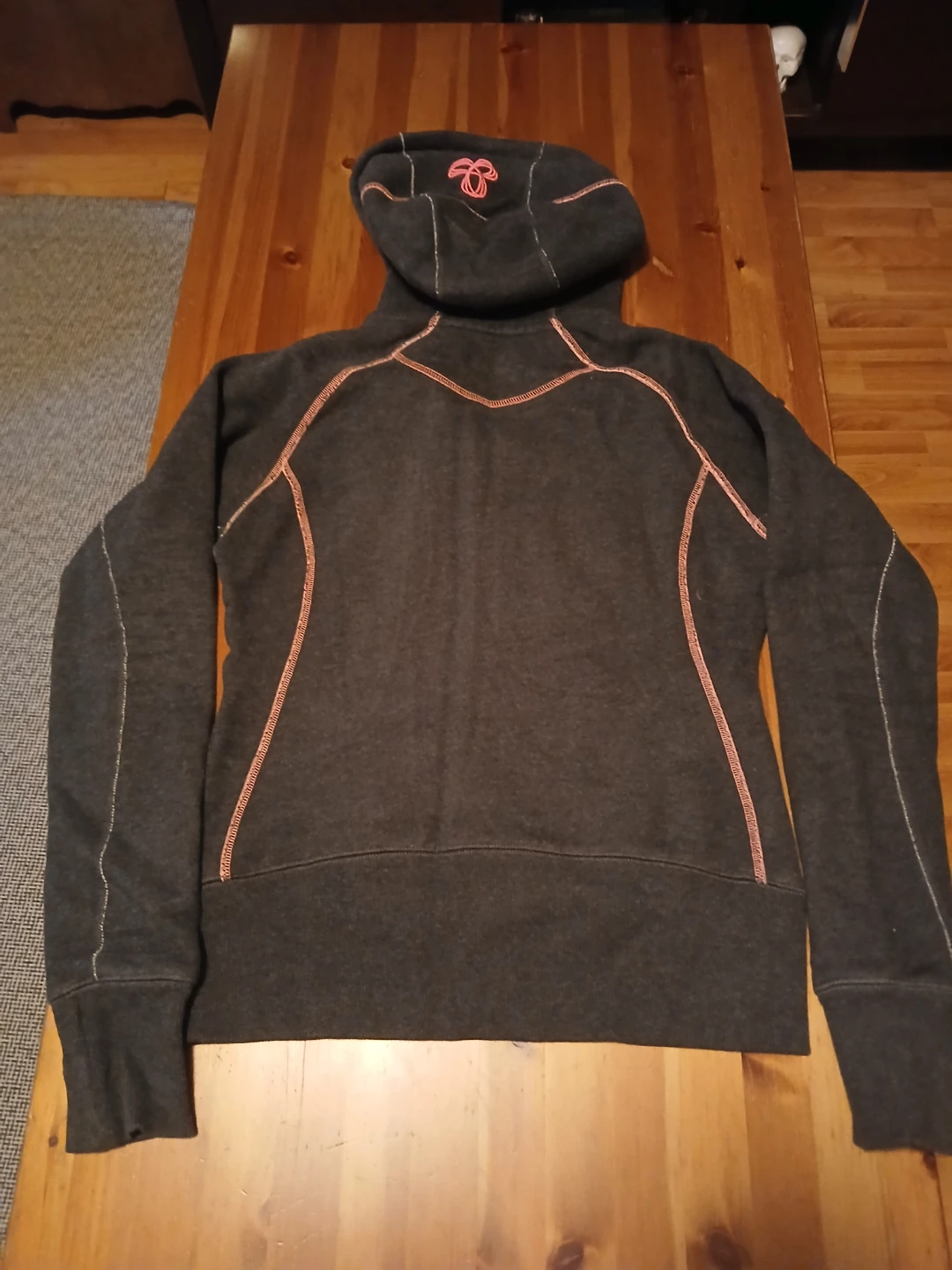 TNA Hoodie - Charcoal Grey, Size M - photo 4