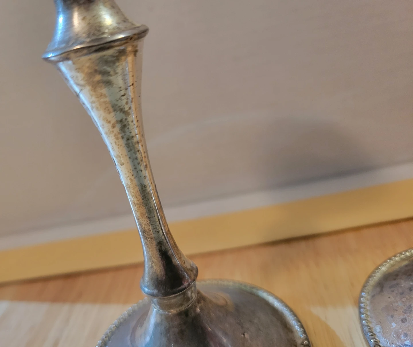 Set of 2 vintage Silver Candlesticks - photo 4