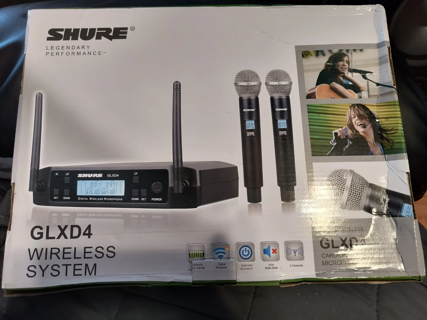 Shure GLXD4 Wireless Microphone System brand new inbox