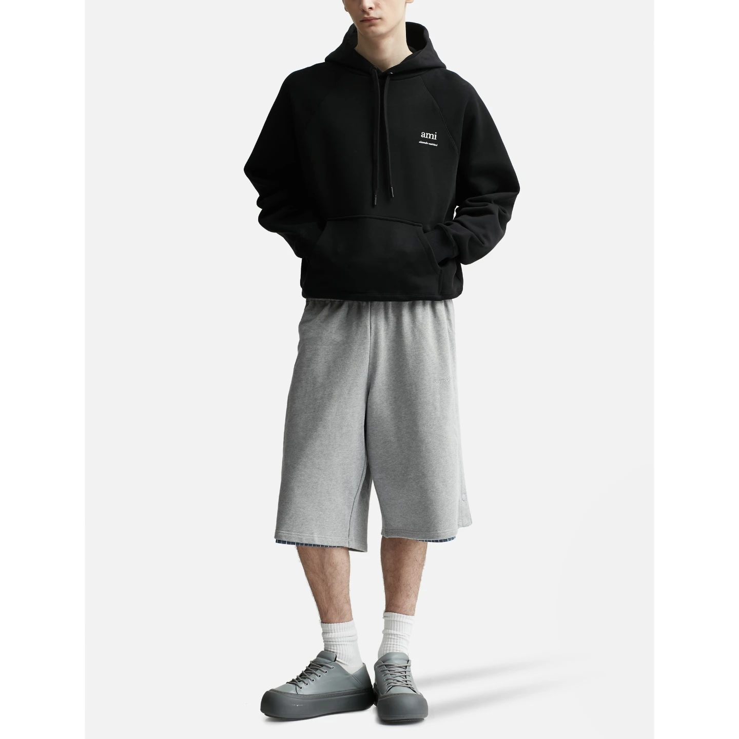 AMI Alexandre Mattiussi Black Hoodie