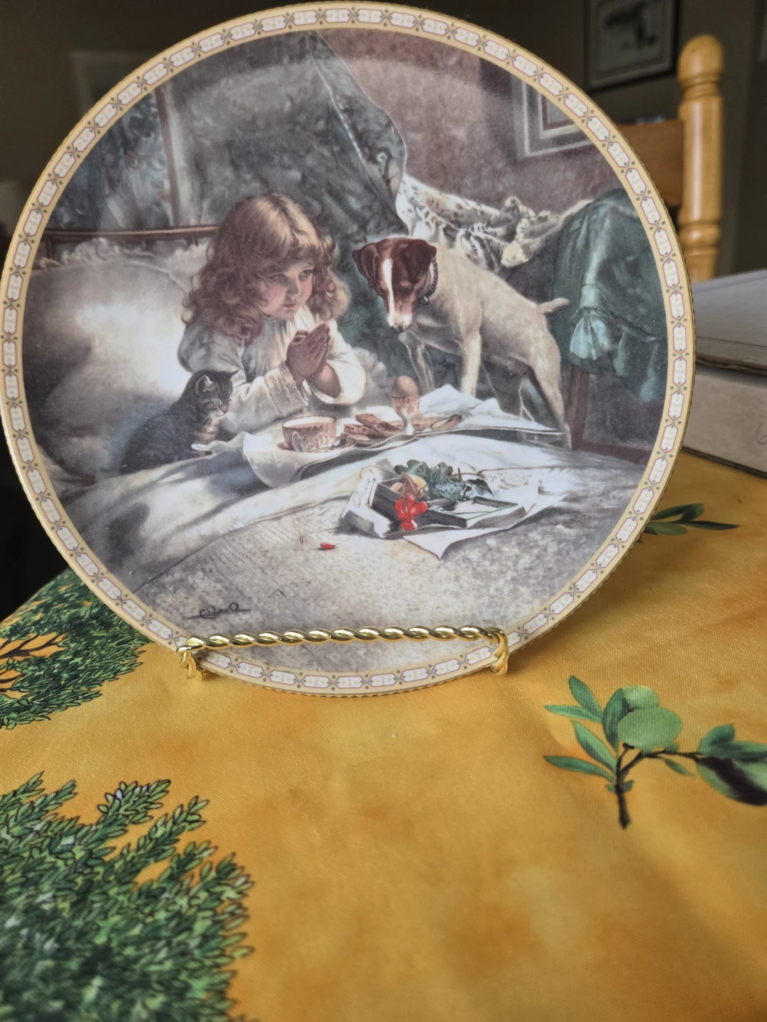 Royal Doulton "Breakfast In Bed" Collector Plate