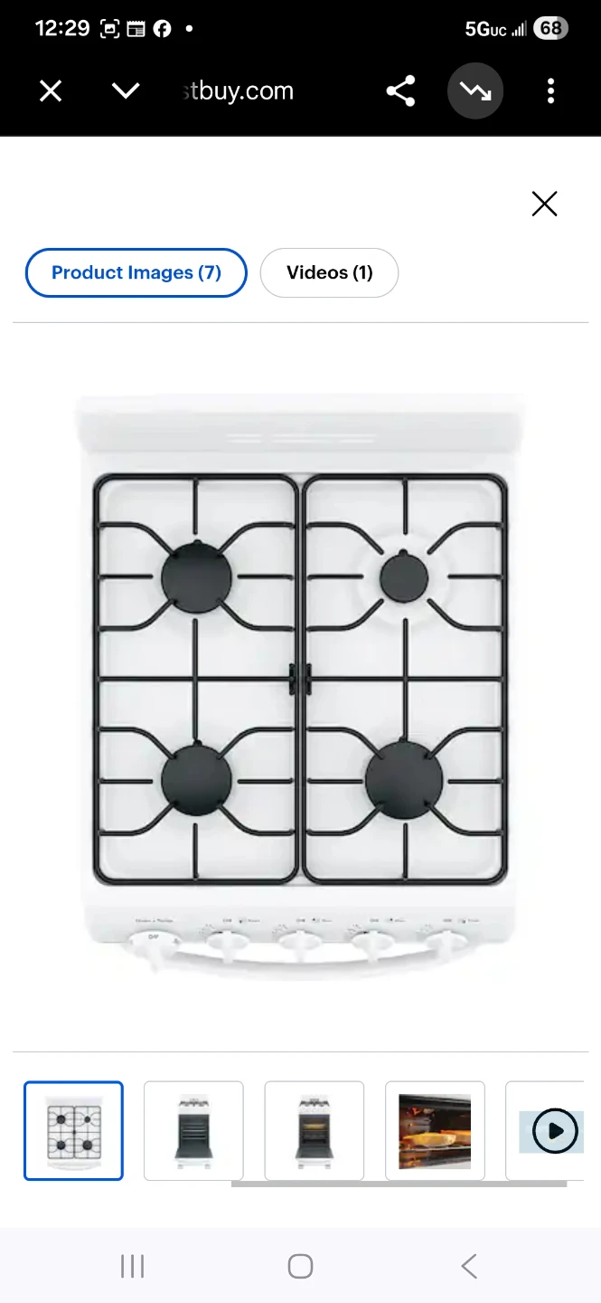 Hotpoint - 2.3 Cu. Ft. Freestanding Gas Range - White - photo 4