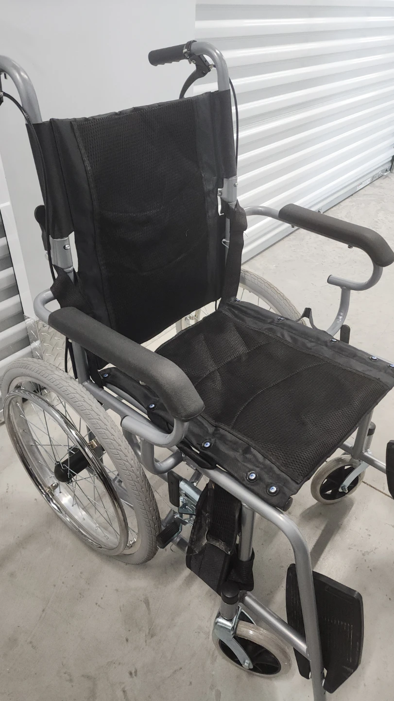 Black Folding Wheelchair - photo 2