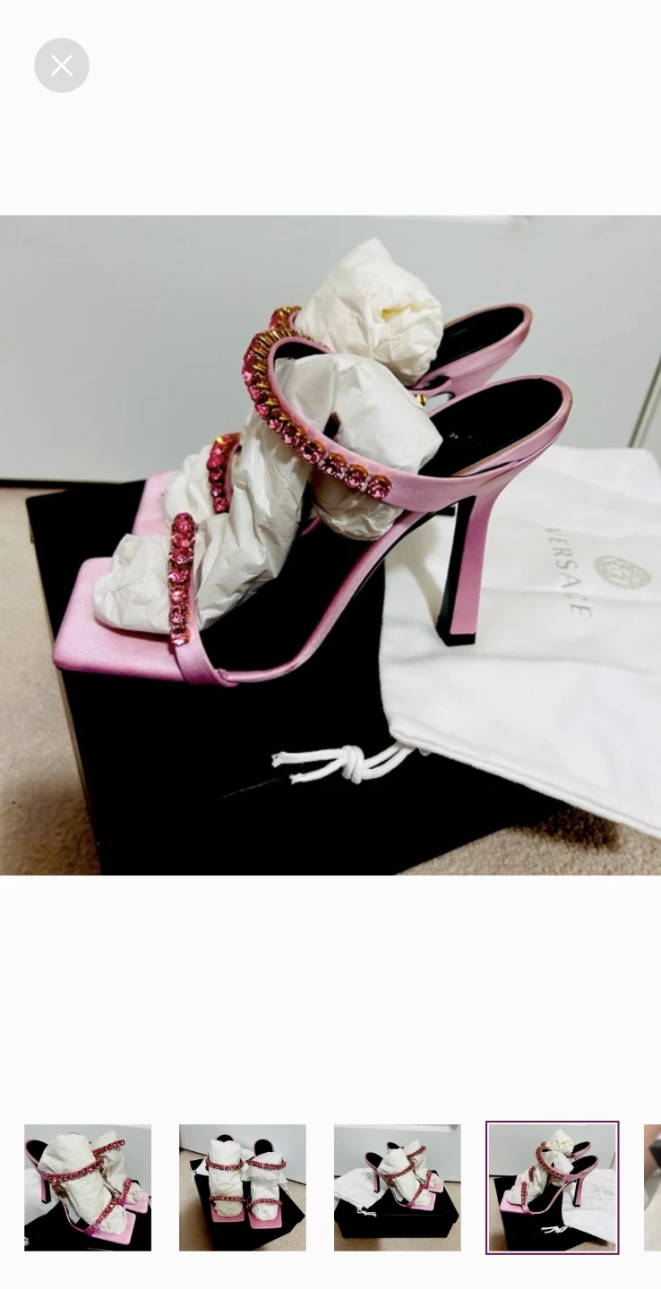 AUTHENTIC versace heels off the runway - photo 4