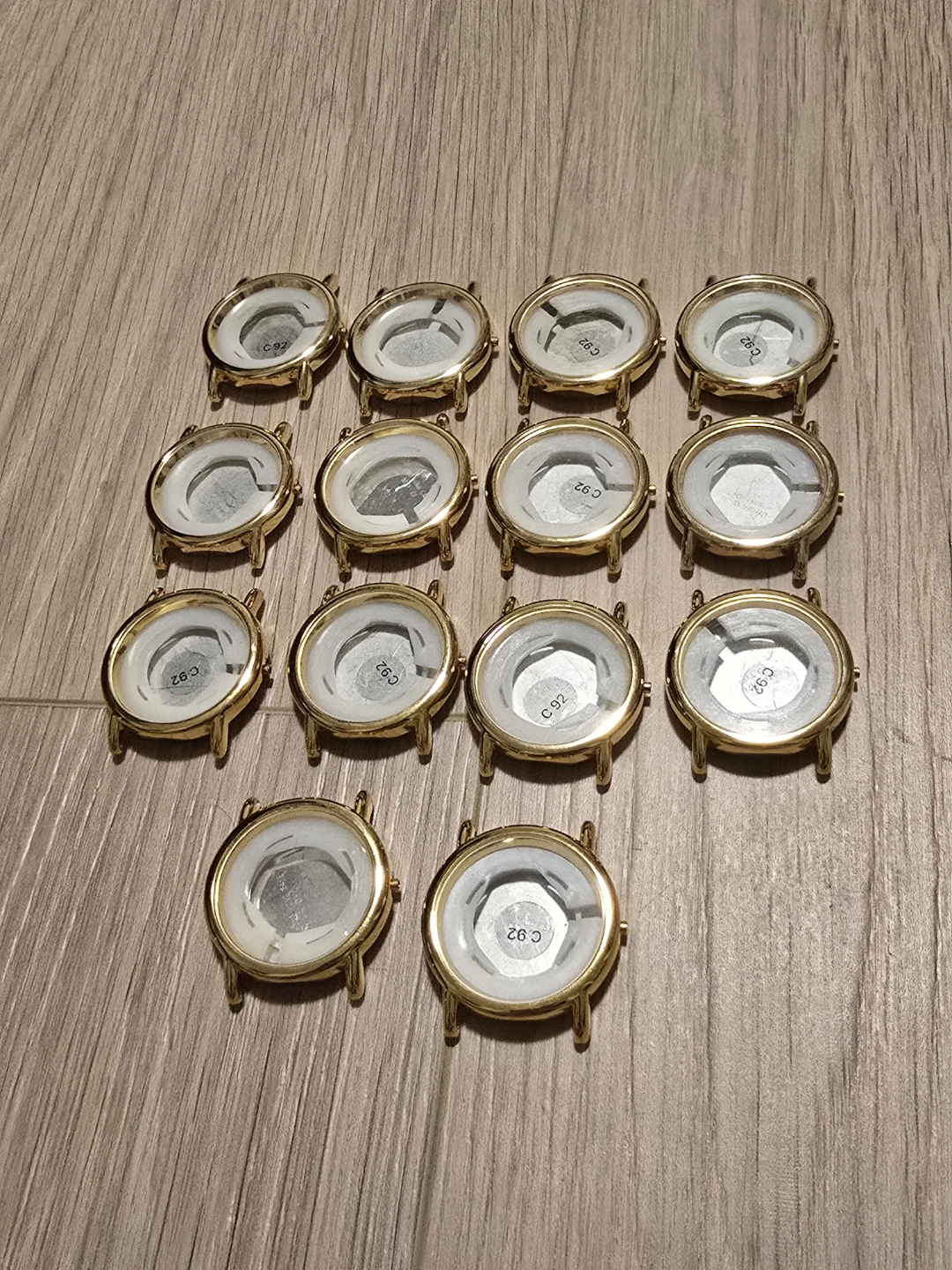 Lot of 14 Metal Watch Cases 32mm