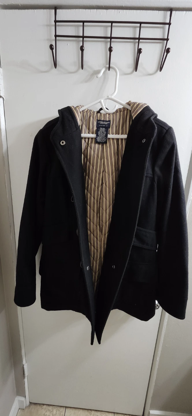 Black Toggle Coat (men/women) - photo 4