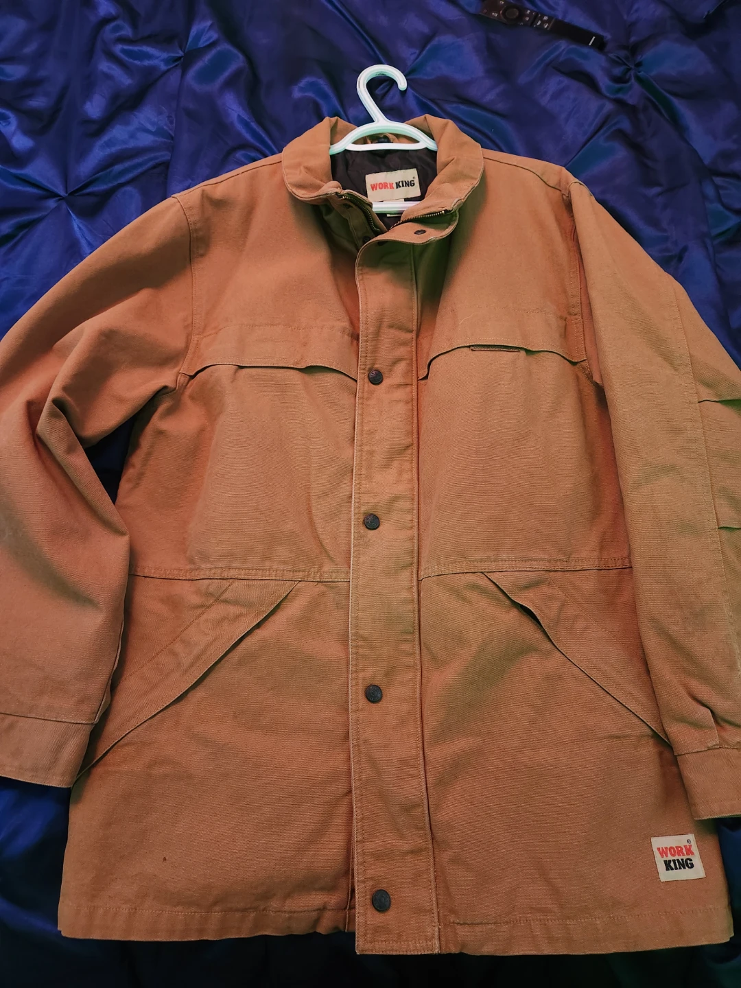 Work King Brown Canvas Work Jacket