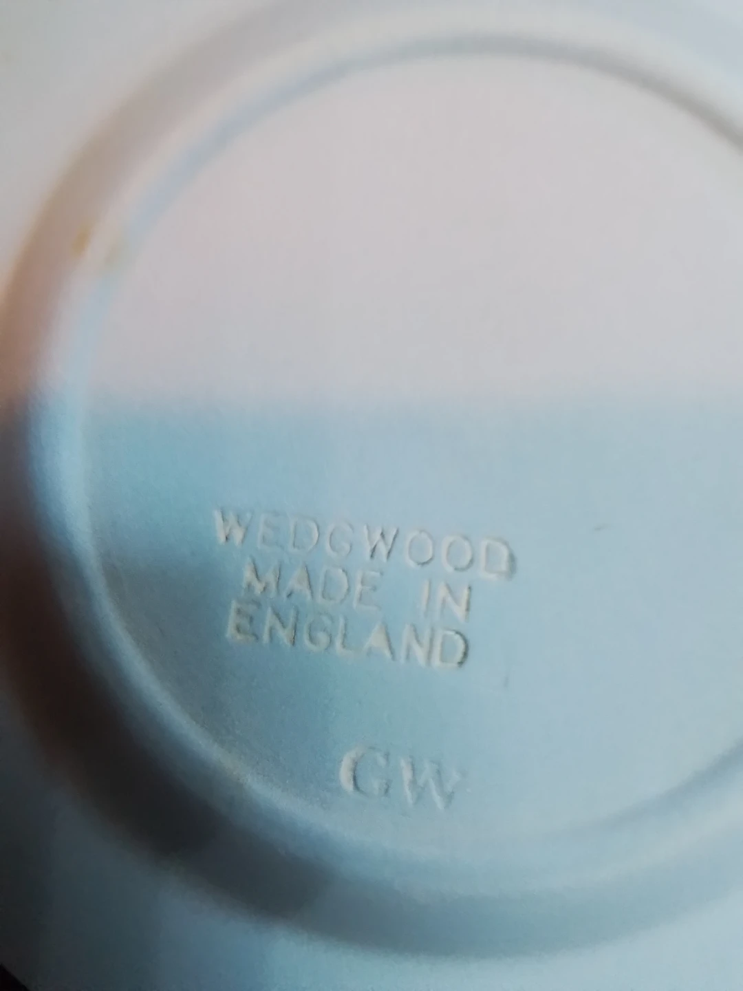 Vintage Wedgwood Blue Jasperware Ashtray 4", England - photo 5