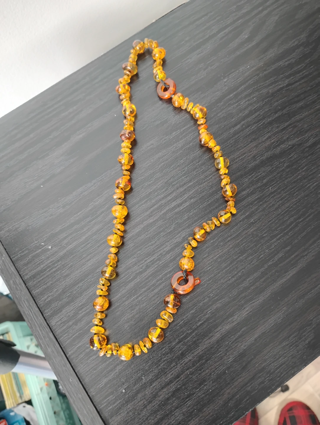 Amber Bead Necklace