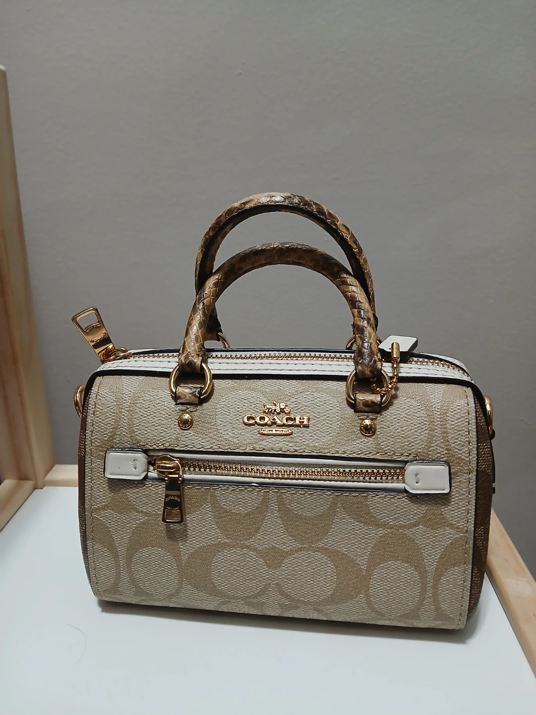 Coach Mini Barrel Bag