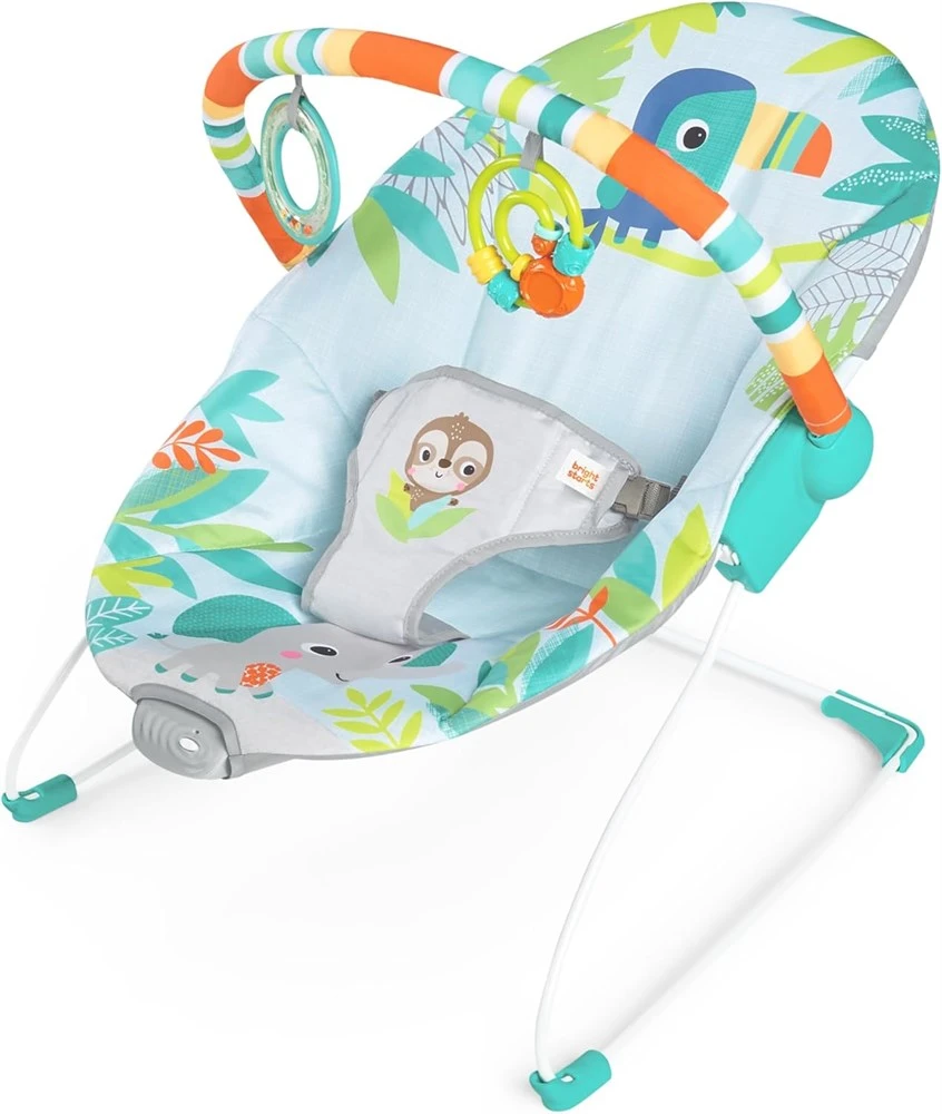 Bright Starts "Rainforest Vibes" Vibrating Bouncer - photo 2