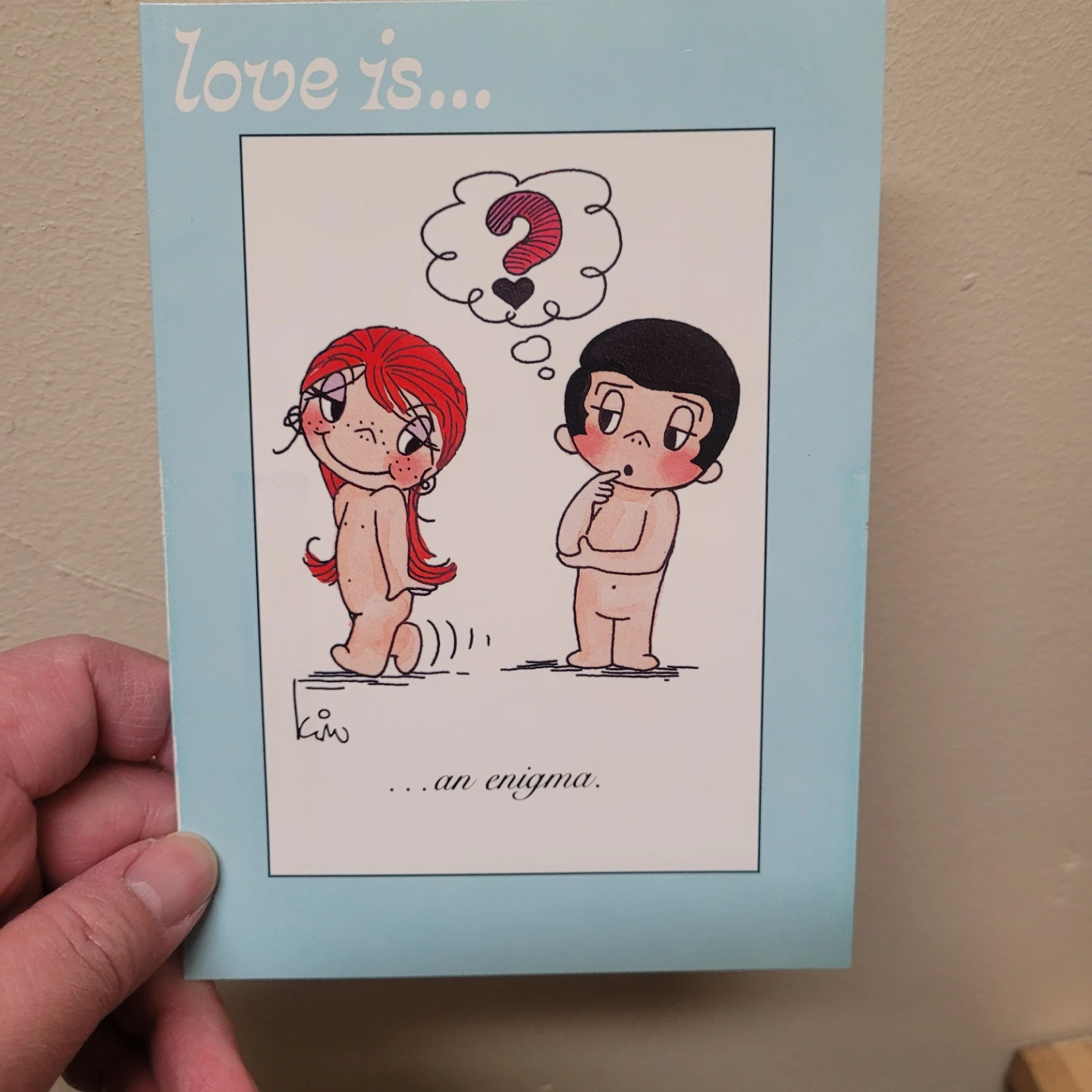 Love Is... Greeting Card vintage