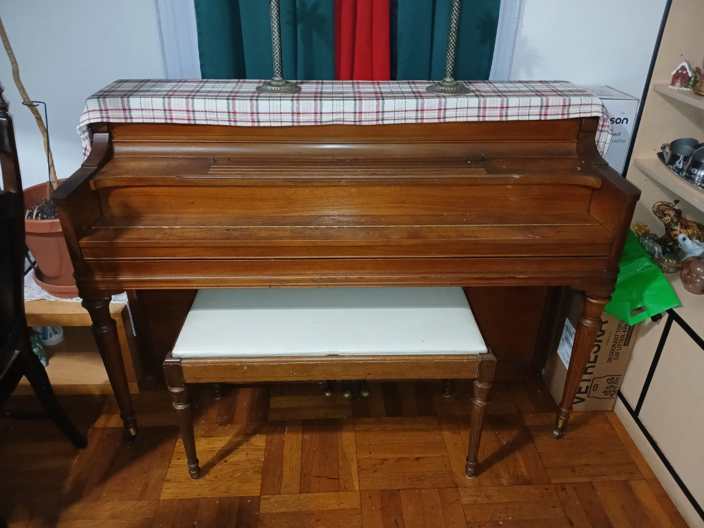 Story & Clark Upright Piano with Bench