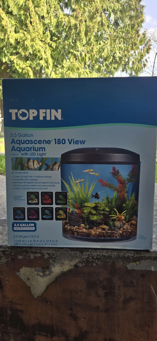Top Fin 3.5 Gallon Aquascape Aquarium - photo 2