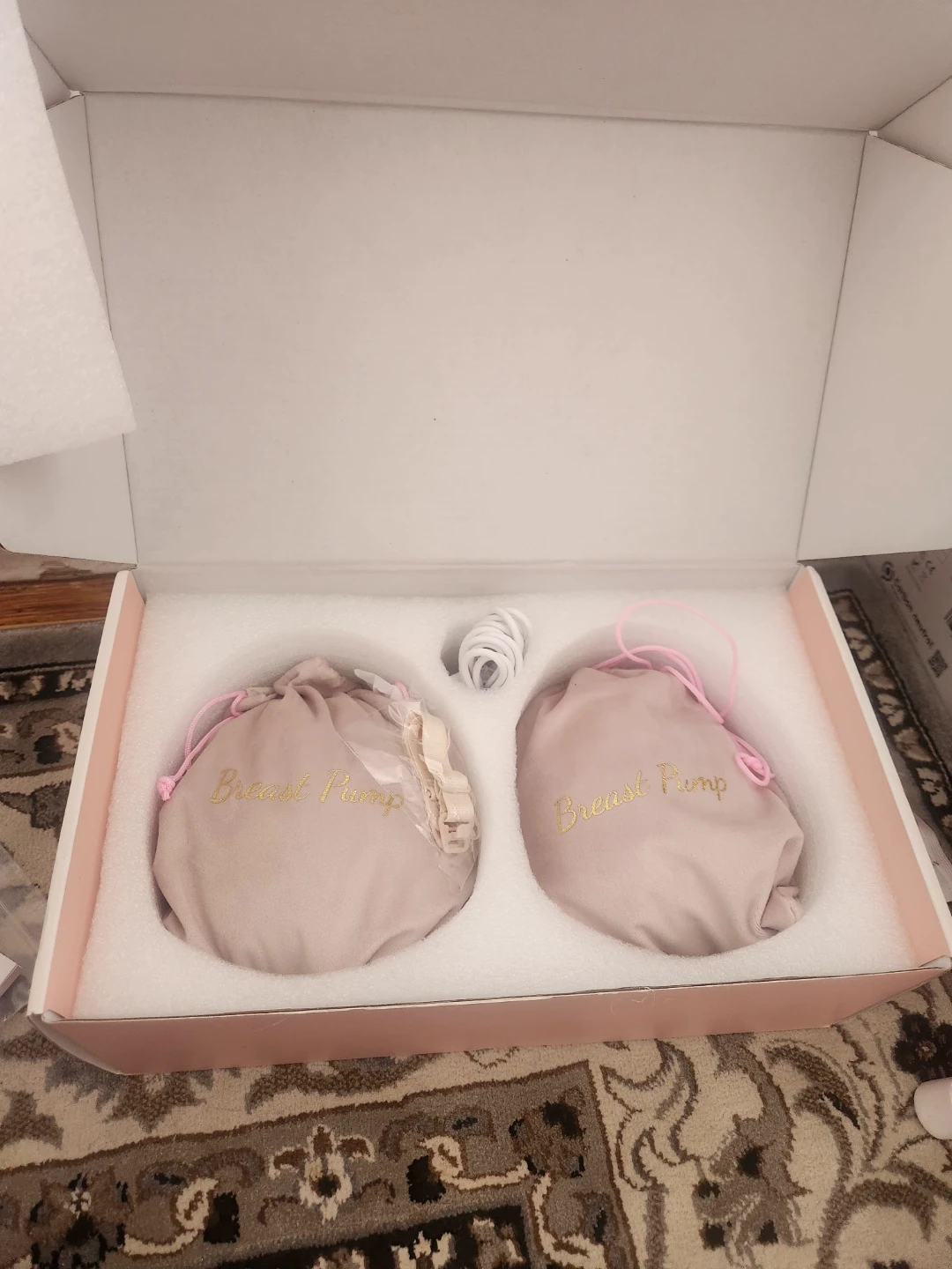 Lulia Wearable Breast Pump - Pink - photo 3