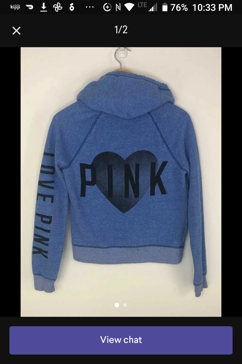 Victoria's Secret PINK Zip-Up Hoodie