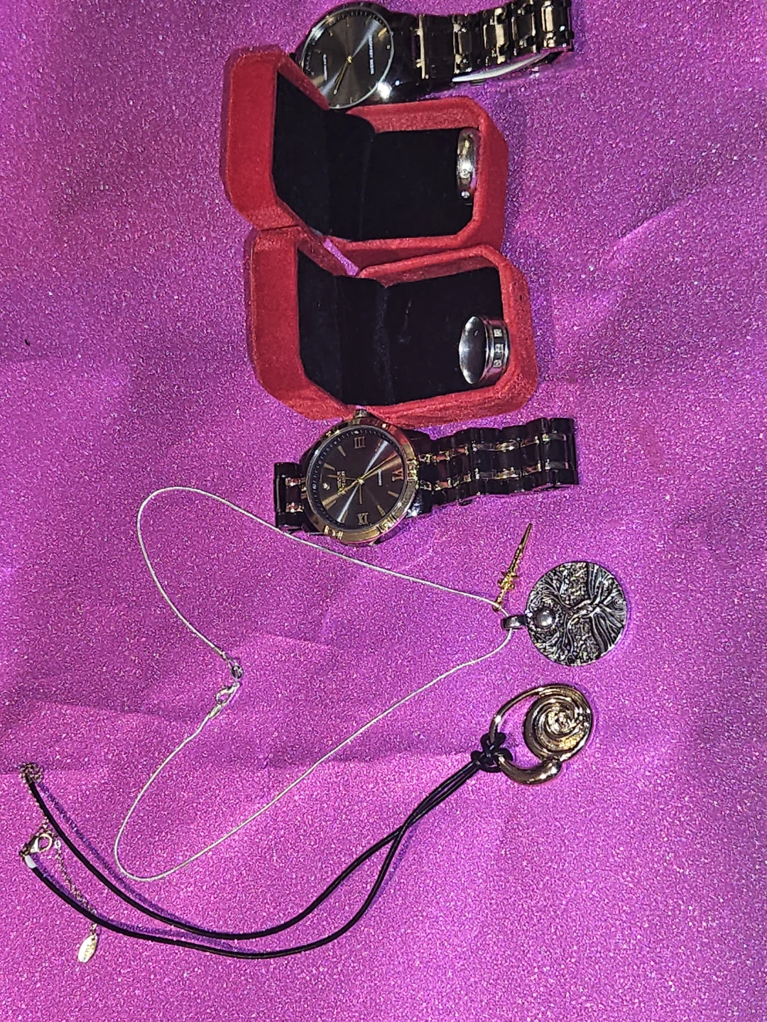 American Exchange Diamond Watch & Ring Set