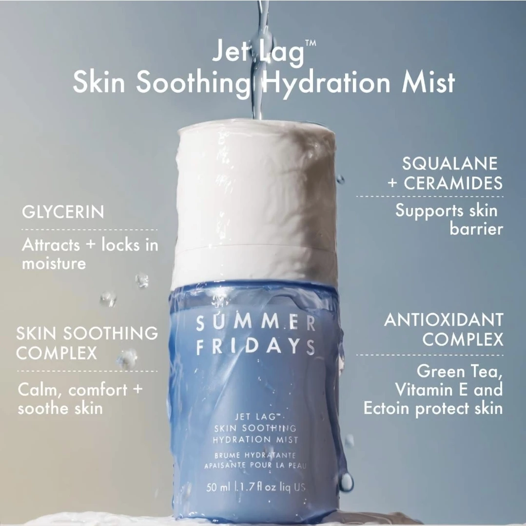 Summer Fridays Jet Lag Skin Soothing Hydration Mist 30ml