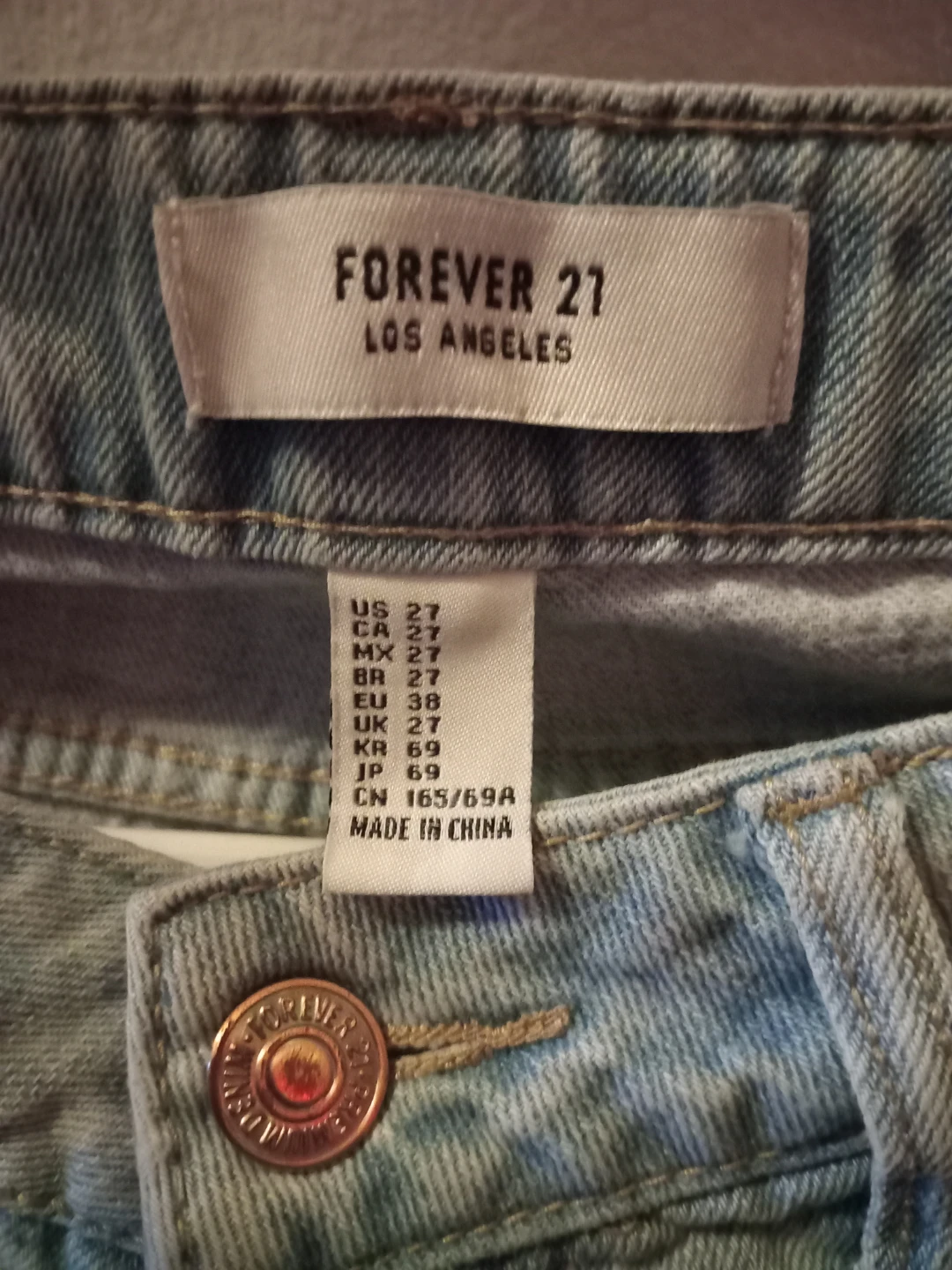 Forever 21 Ripped Denim Shorts - Size 27 - photo 3