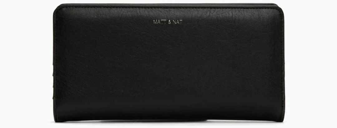 Brand New Matt & Nat DUMA Vegan Wristlet Wallet - Black