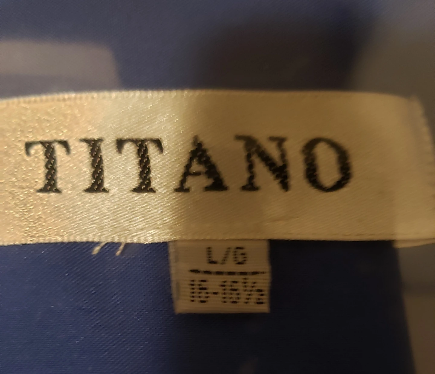 Titano Men's Dress Shirt L/G Blue - photo 2