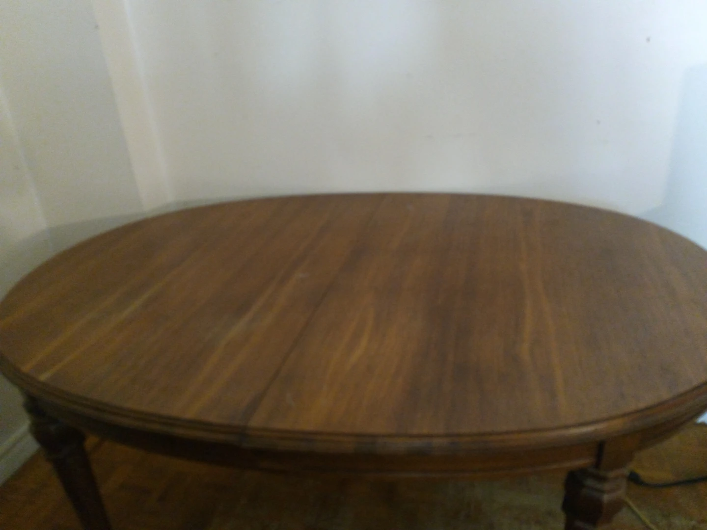 Wooden Oval Table