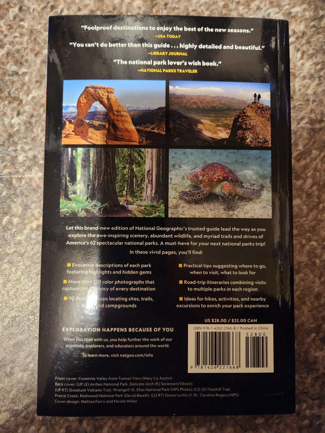 National Geographic National Parks Guide Book - photo 2
