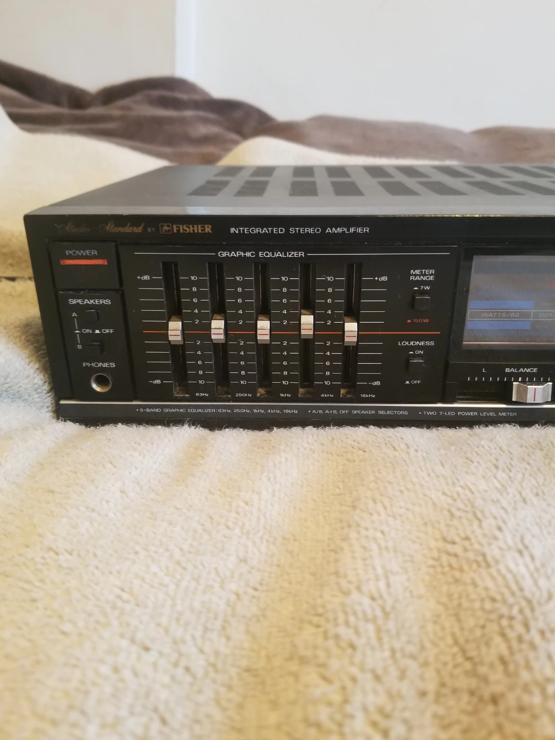 Fisher CA-271 Integrated Stereo Amplifier - photo 2