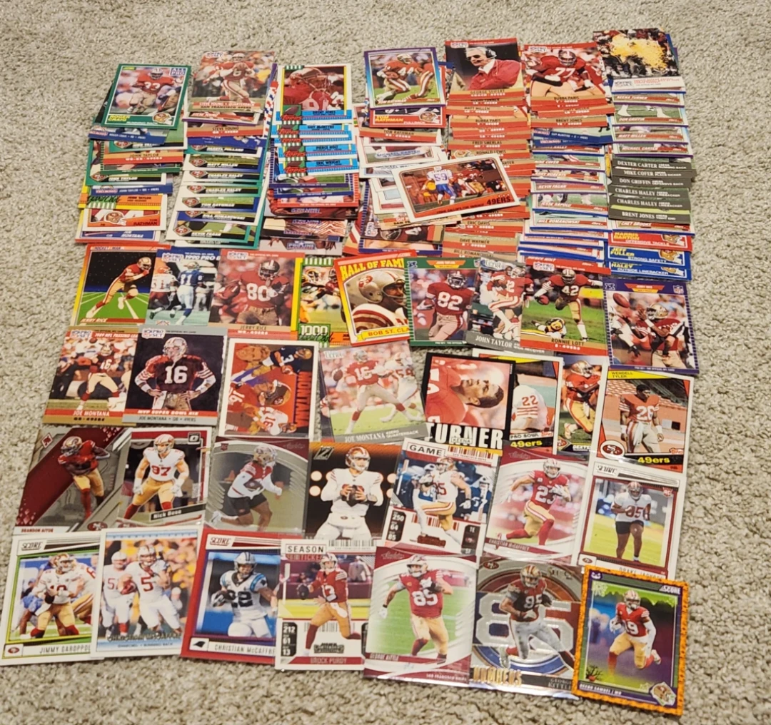San Francisco 49ers, 225 Football Cards Team lot - photo 4