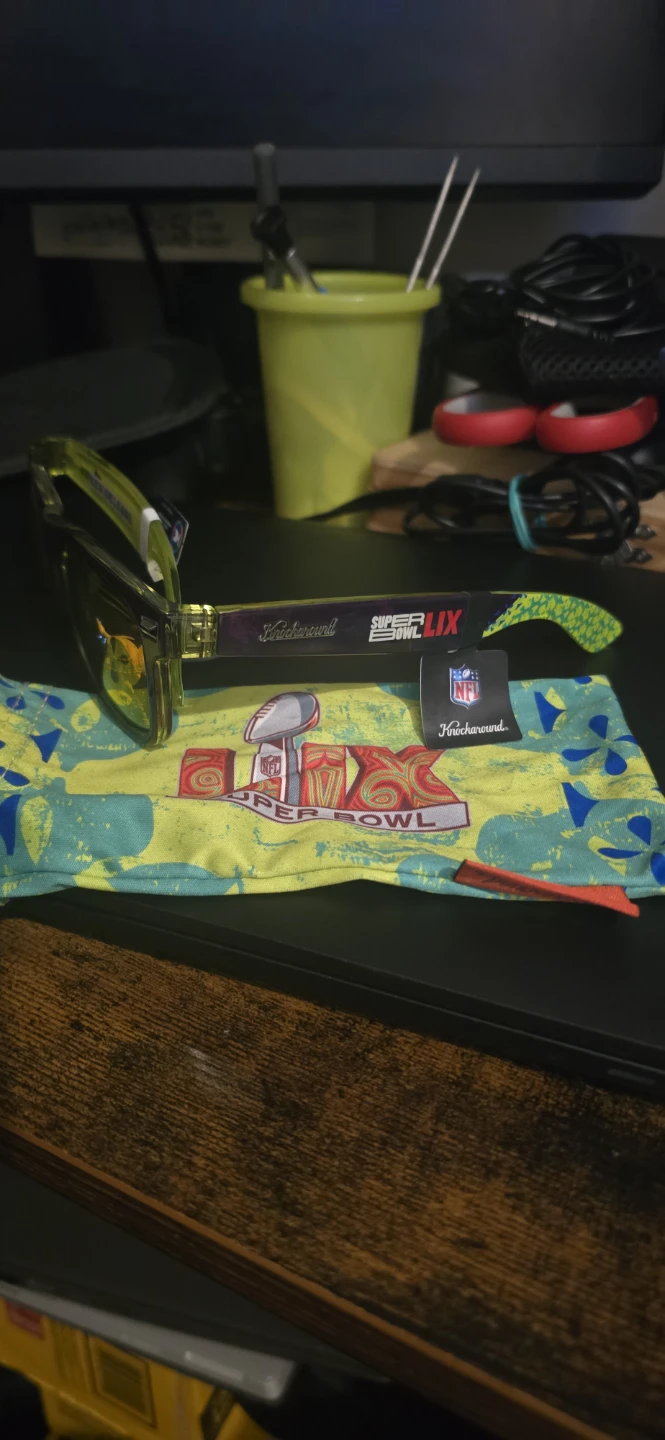Super Bowl LIX Sunglasses with NFL and Knickerwash Branding