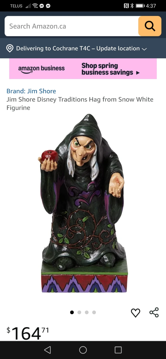 Jim Shore Disney Traditions Hag from Snow White Figurine