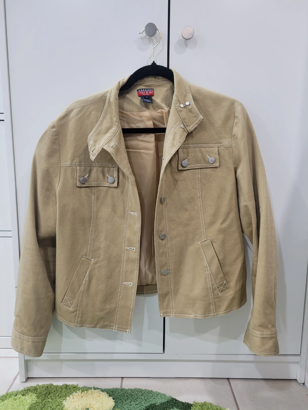 Mac & Jac Petite Women's Jacket Size 10 Tan