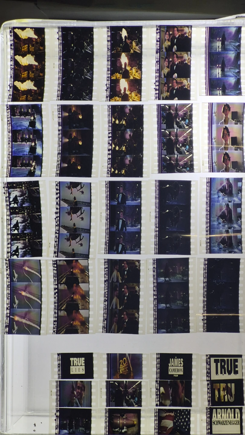 Movie film cells (frames) 35mm original True Lies 1994 - photo 2