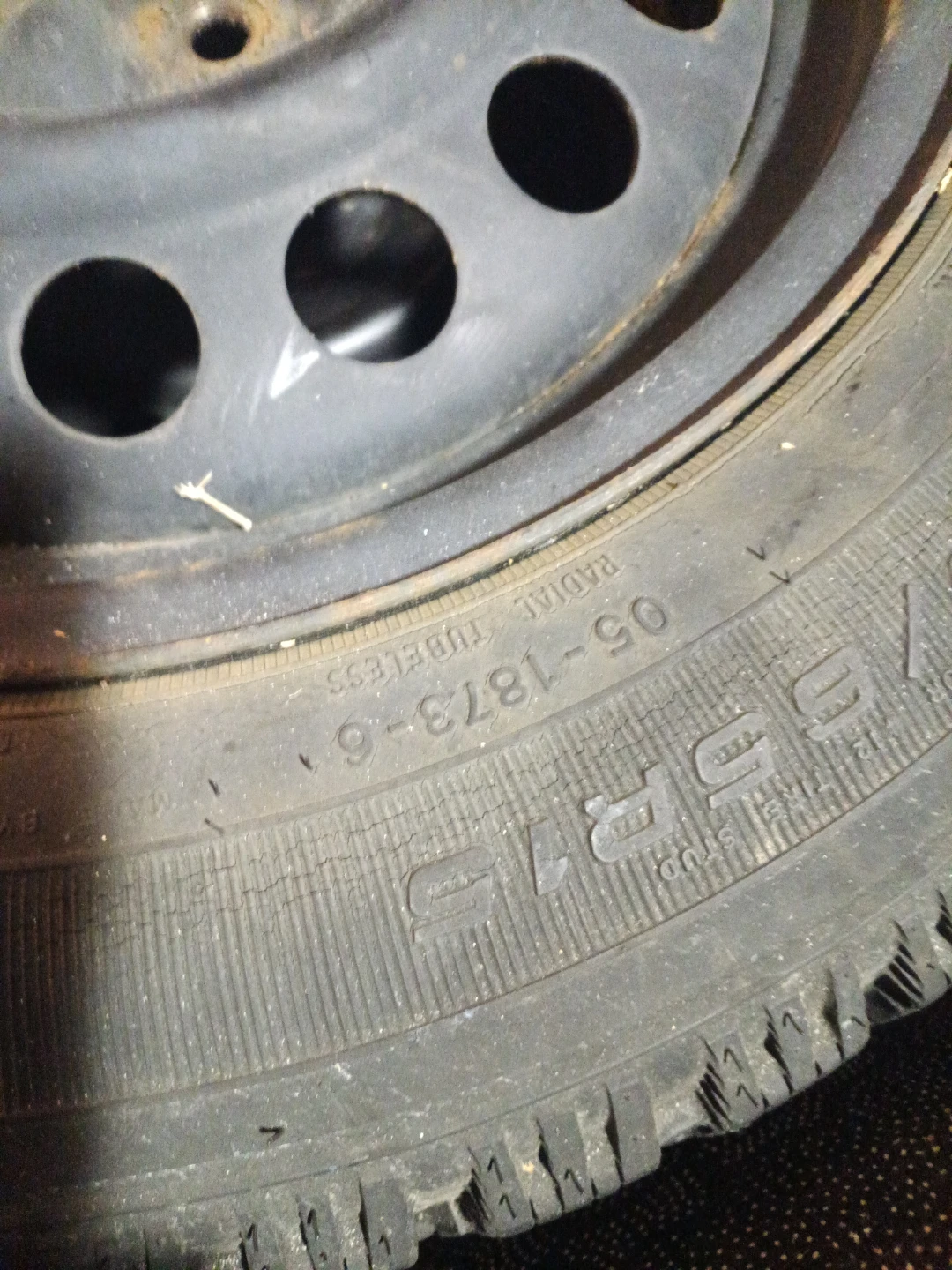 Winter Tire on Rim set of 4
