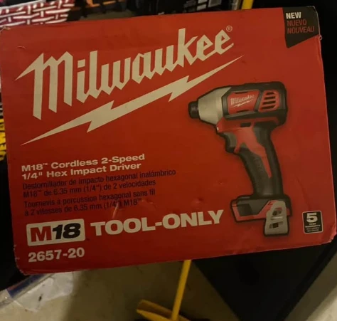Milwaukee M18 18V Li-Ion Cordless 2-Speed Impact Driver