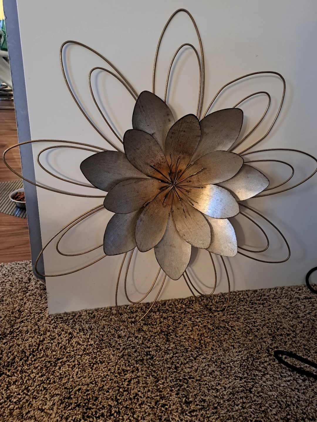 Metal Flower Wall Art