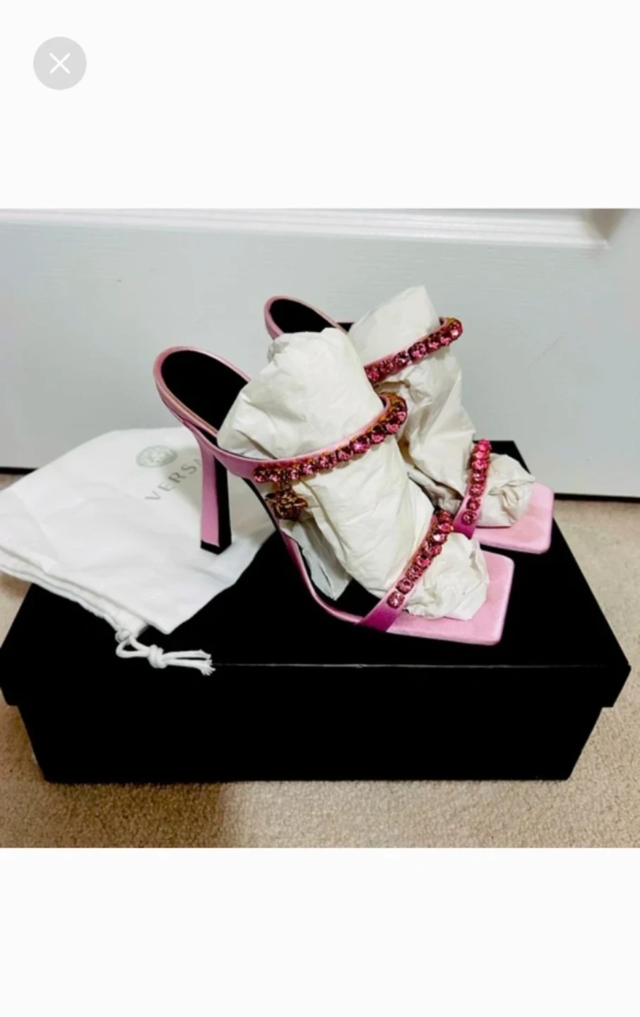 AUTHENTIC versace heels off the runway - photo 3