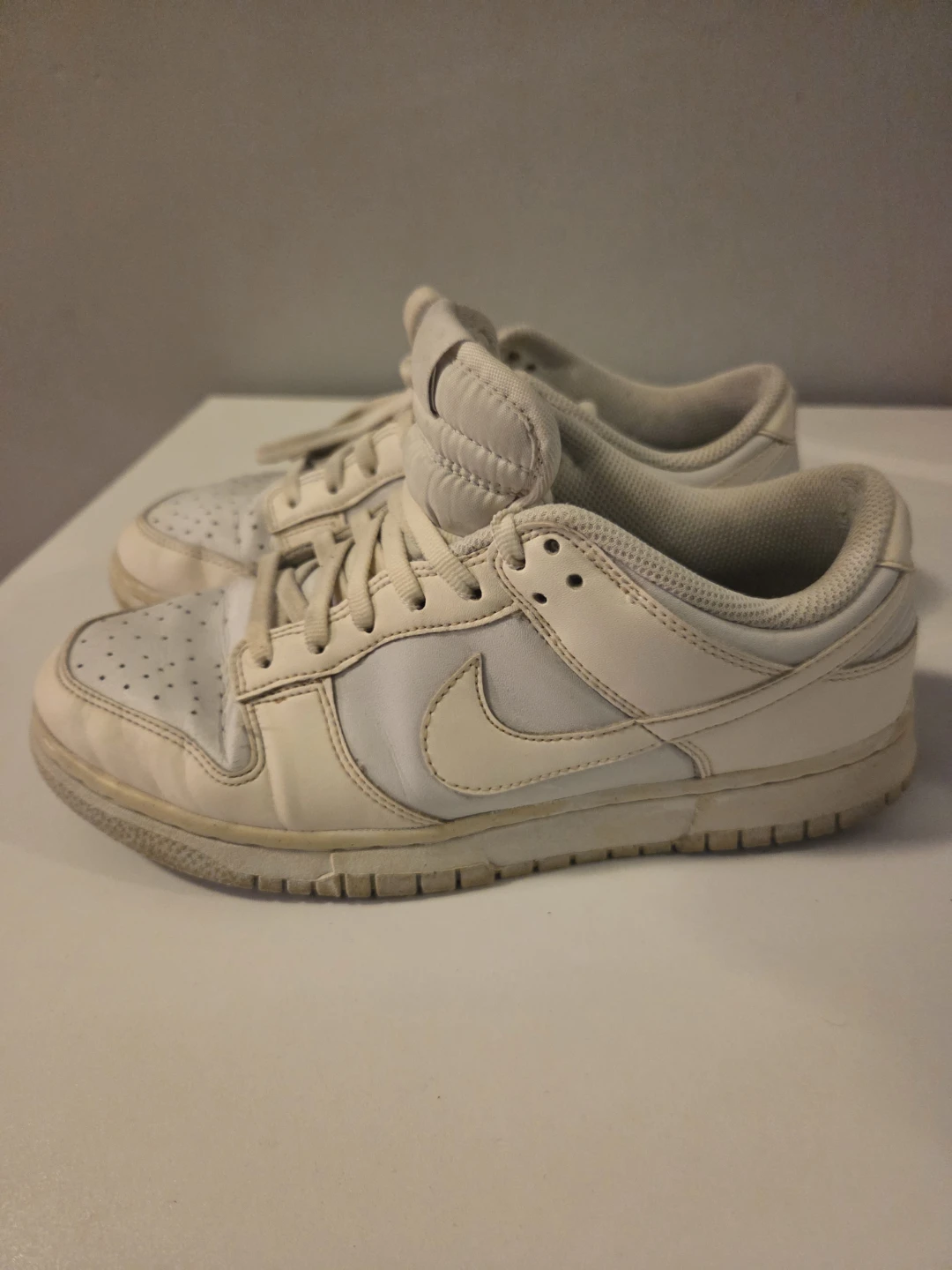 Nike Dunk Low Cream White Sneakers - photo 2