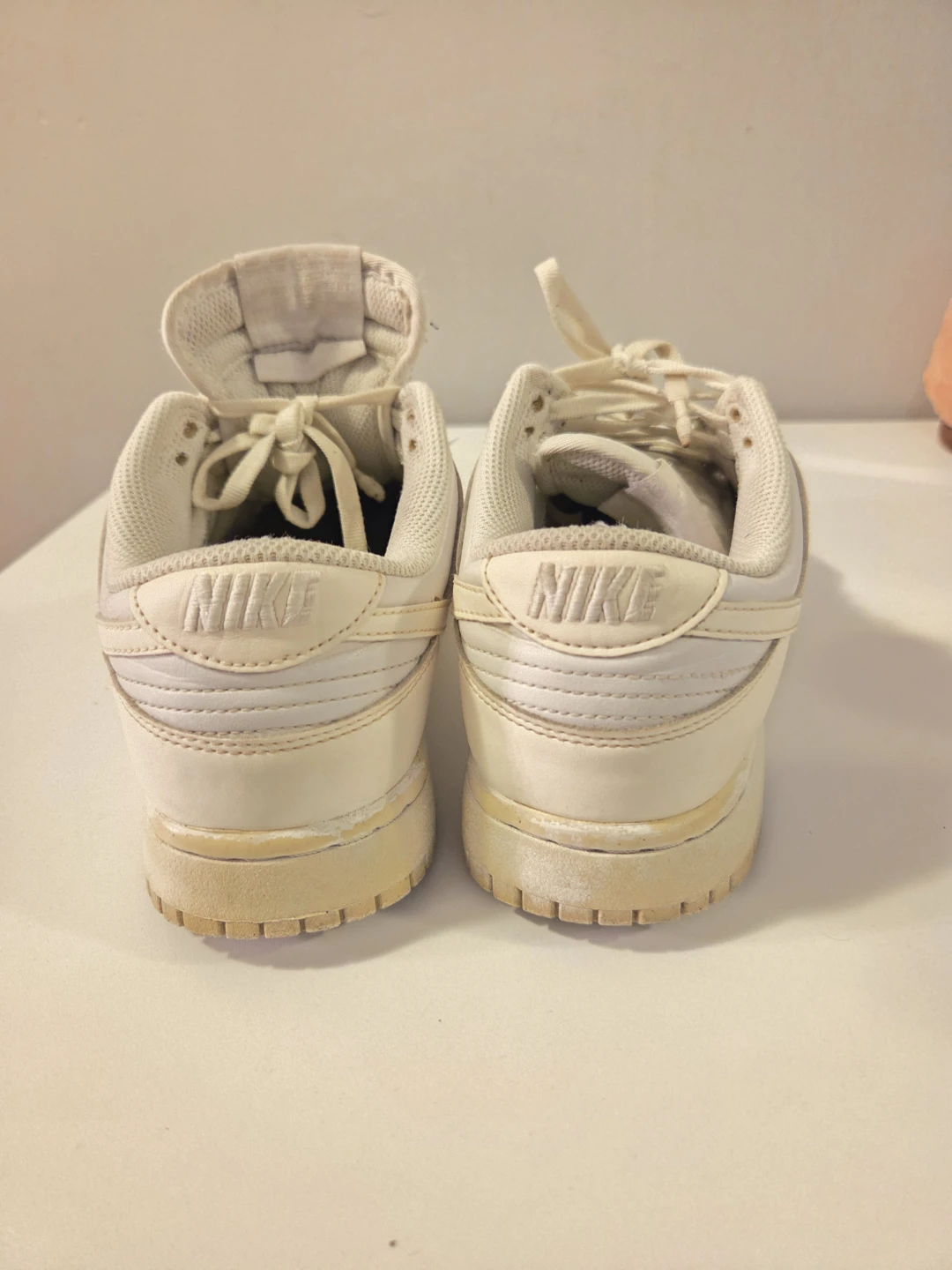 Nike Dunk Low Cream White Sneakers - photo 3