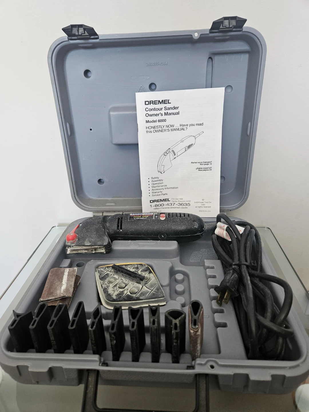 Dremel Contour Sander Model 6000 with Accessories