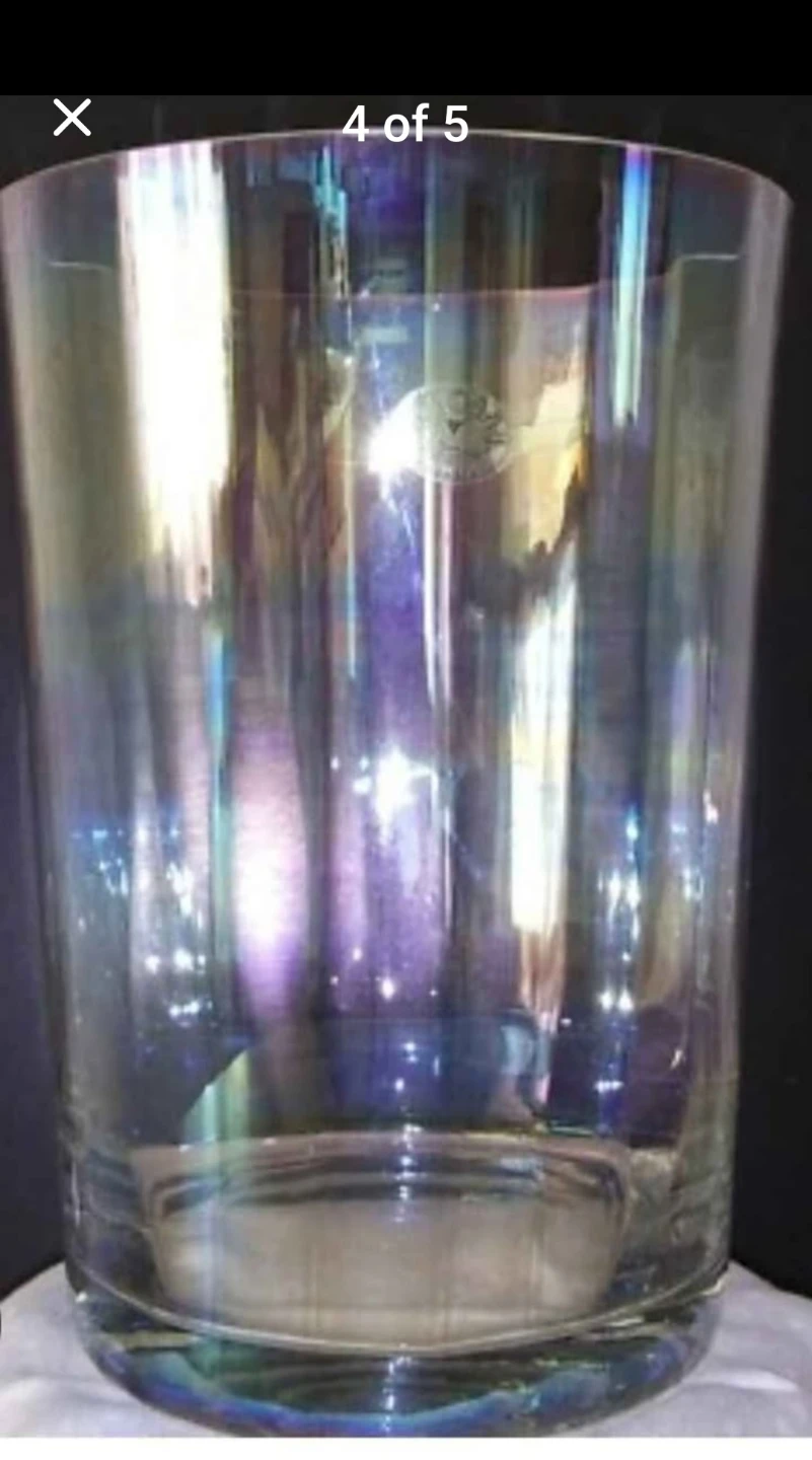 Vintage hand-blown Tuscany Champagne Set (bucket and 4 flutes) - photo 4