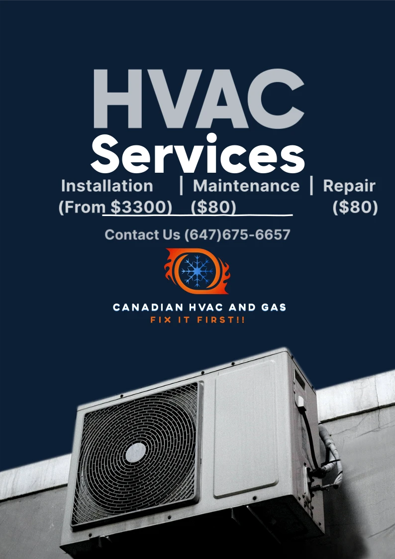 HVAC - install, service, maintenance