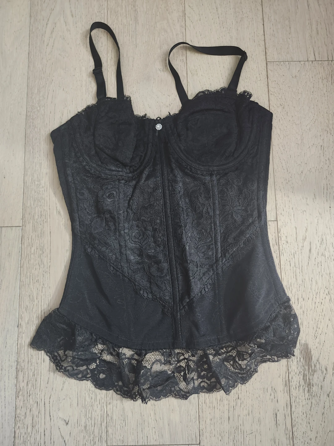 Black Lace Corset