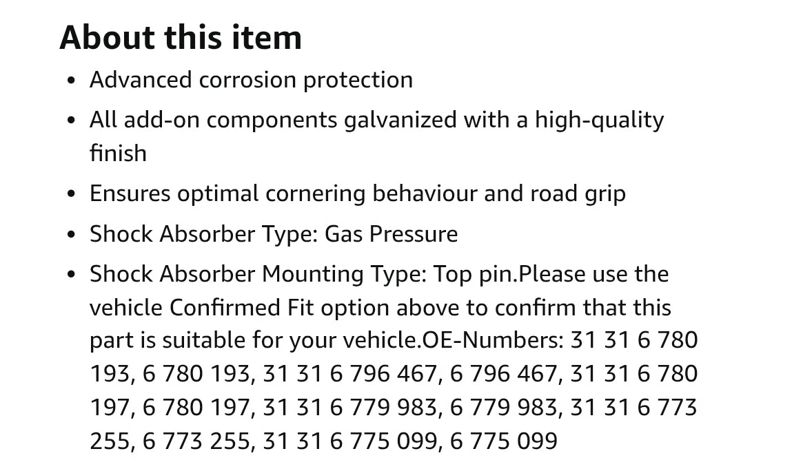 Gas Pressure Shock Absorber - photo 5