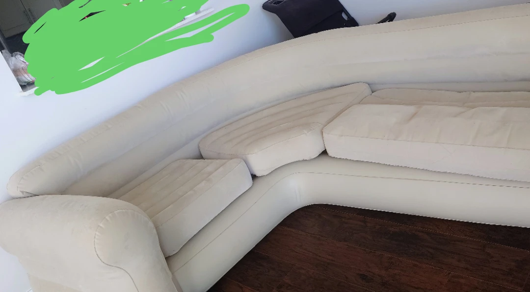 Intex Inflatable L-Shaped Corner Sofa (Huge! 101" x 80") - photo 2