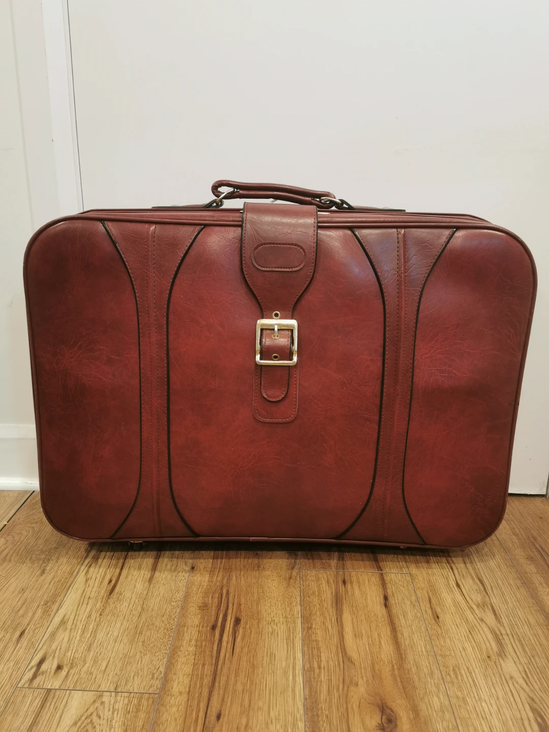 Vintage Leather Suitcase