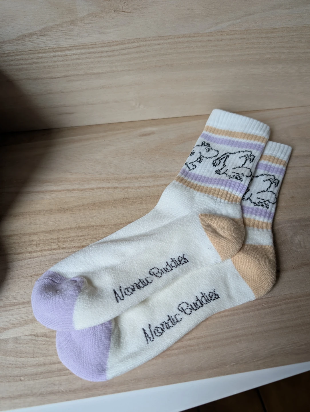 New Moomintroll Nordic Buddies Crew Socks, thick warm crew socks - photo 3