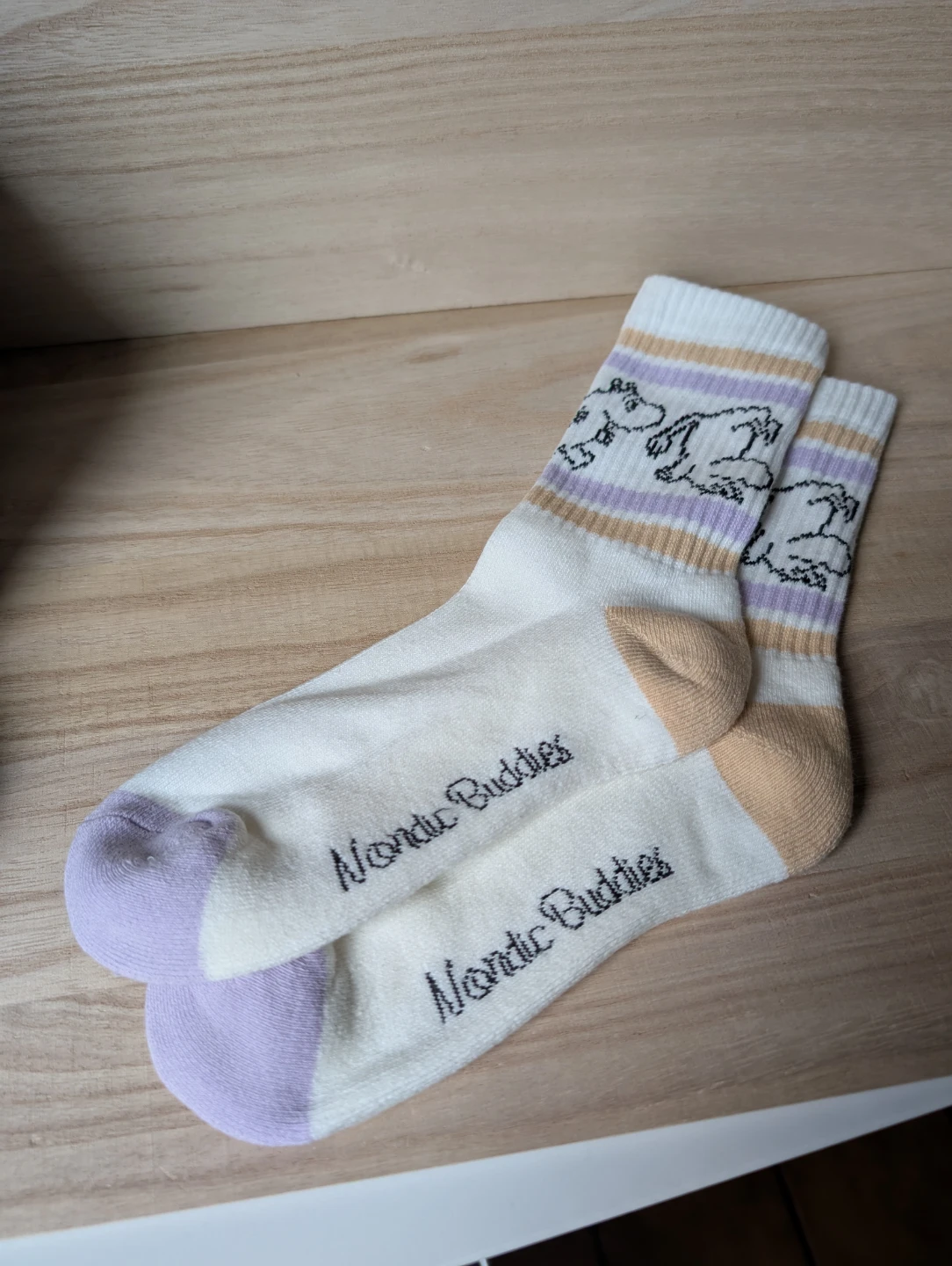 New Moomintroll Nordic Buddies Crew Socks, thick warm crew socks - photo 4