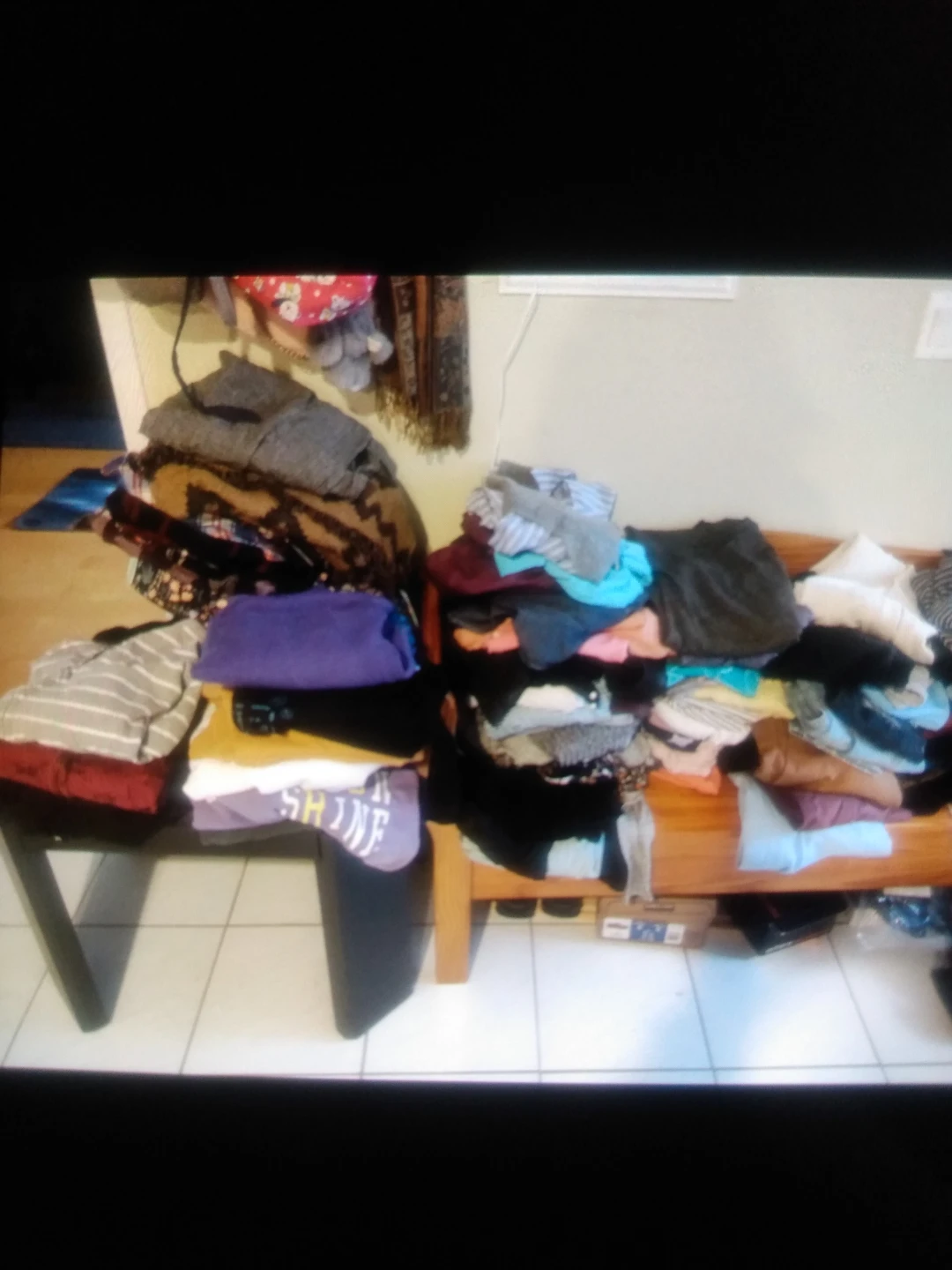 Assorted clothing size small to medium